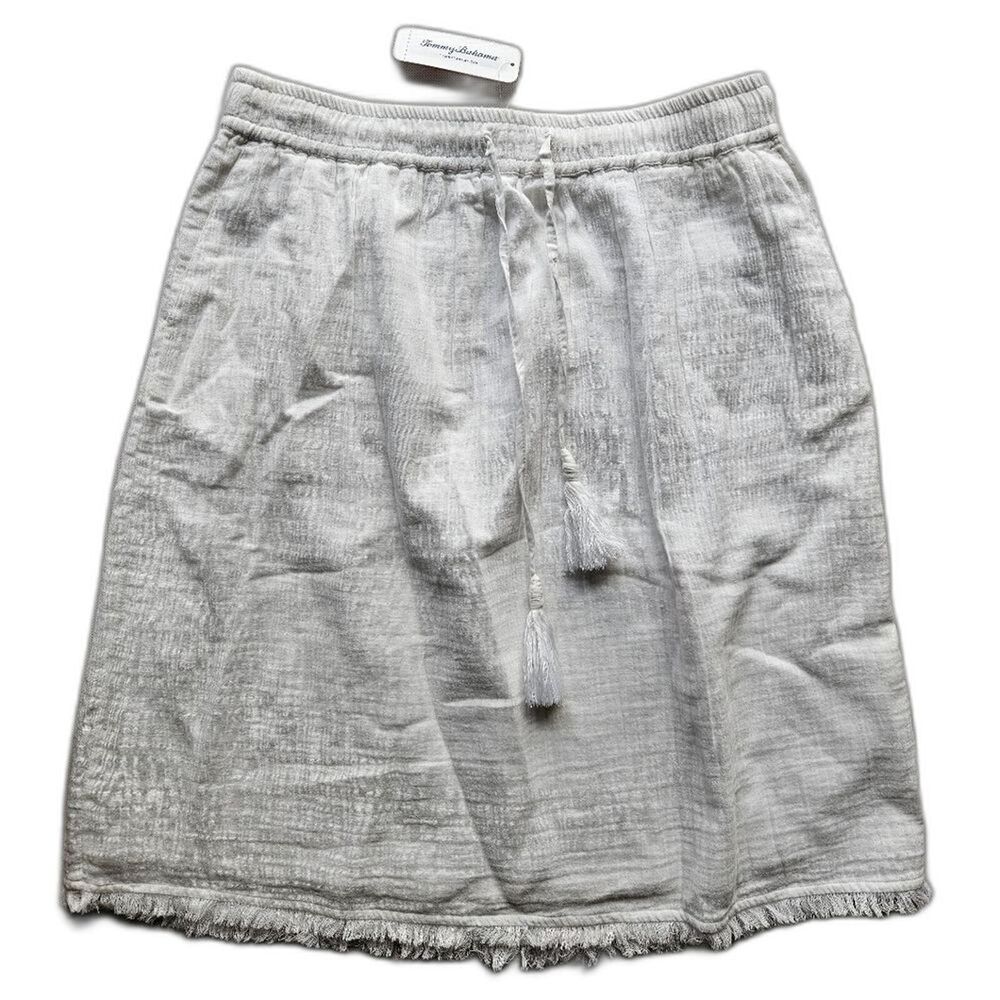 Tommy Bahama Womens White Midi Skirt Size Small New